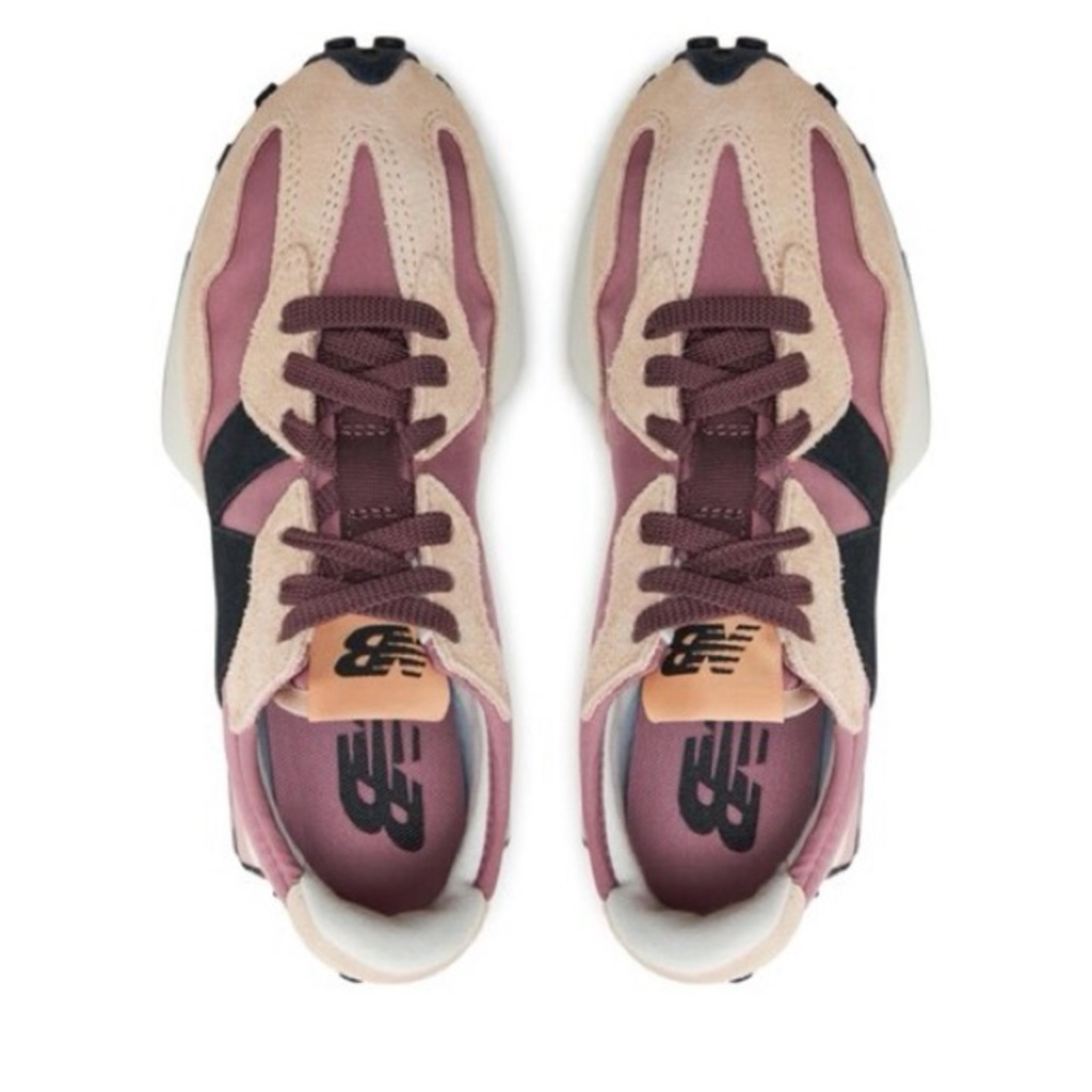 New Balance Pink and Cream Sneakers - Picture 7 of 8